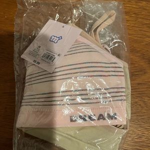 Target 2-pak more than magic pink w glittery stripes and beige